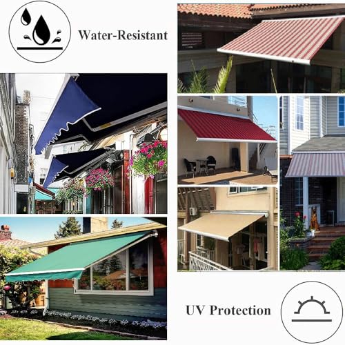 Toile de rechange rétractable anti-UV et résistante aux intempéries - 5