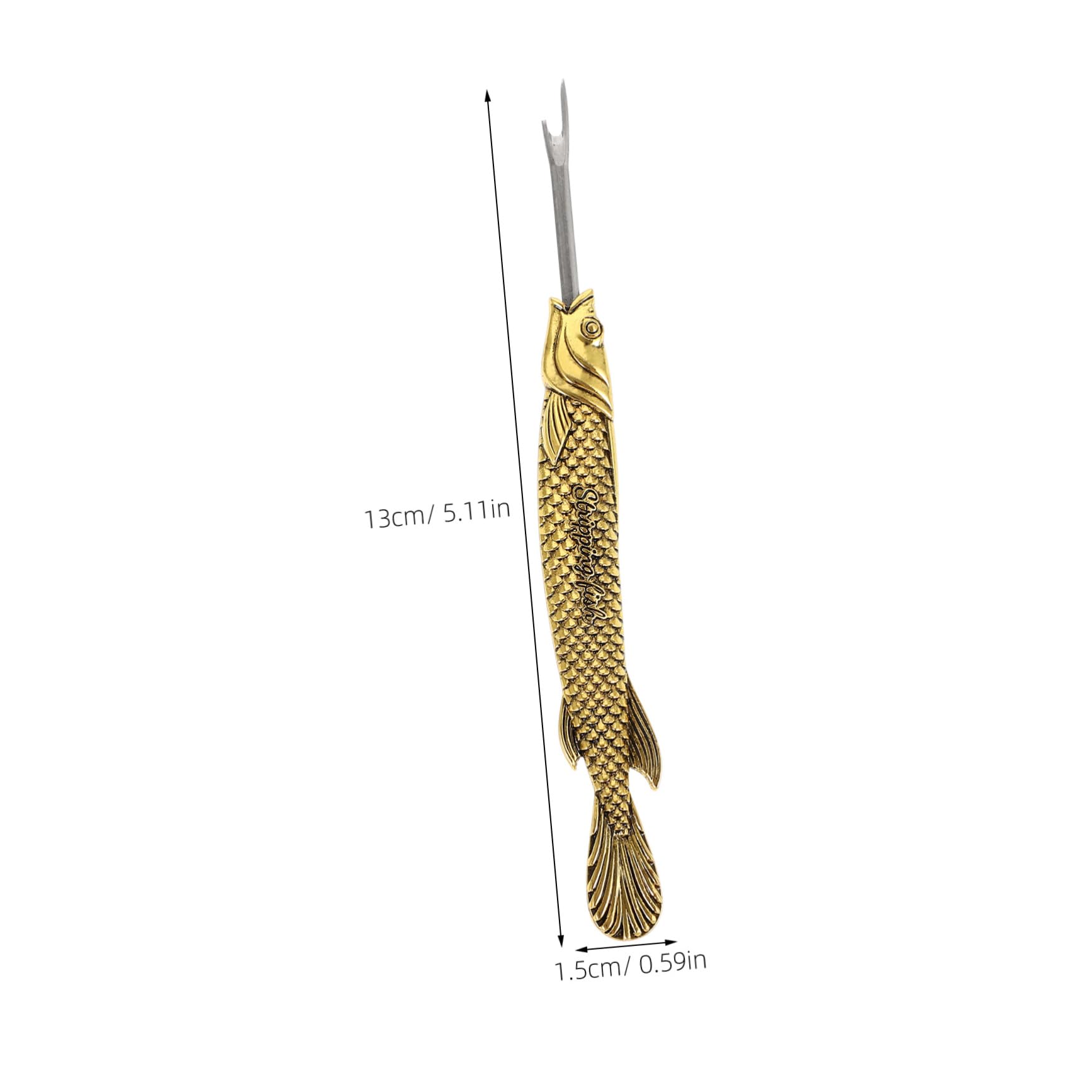 jojofuny 4 Piezas Desgarrador de costuras destripadores herramienta para quitar hilos puntadas descoser de coser y extractor de agujas desgarradores de costura Metal Golden