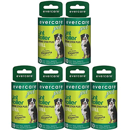 Evercare Extra Sticky Pet Lint Roller Refill 60 sheets