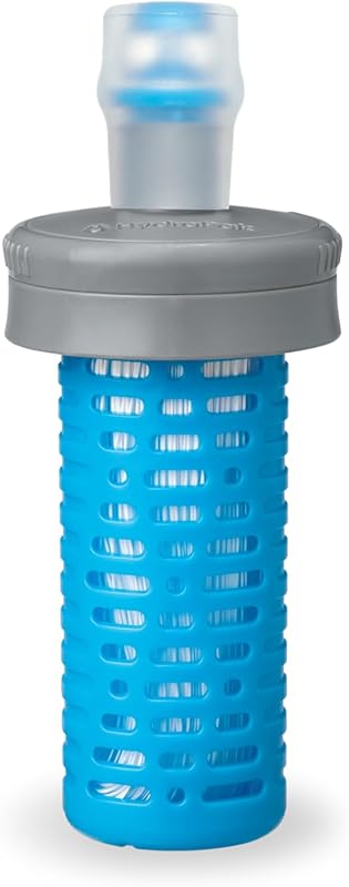 HydraPak UltraFlask+ Filter Cap Water Filtration Accessory (42mm Thread) | Fast Flow, Easy-To-Use, Safe Filtration, Included Backflush Adapter, for Trail Running, Hiking, Emergency Preparedness
