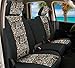 CarsCover Real Black Camo Seat Covers Maple Forest Tree Leaf Pattern Camouflage for Auto Truck Car SUV Hunter Style Seat Cover (9pc Black Camo Low Back)