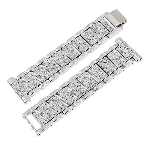 Correa de reloj de rhinestone elegante para smartwatch femenino