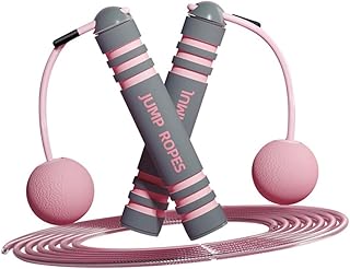 Toddmomy 1 Set Jump Rope Jump Rope for Fitness Ropeless Jump Rope Exercise Jump Rope Cable Workout Skipping Rope Wire Jump Rope Workout Indoor Jumping Ropes Weighted Jump Rope Pink Cable