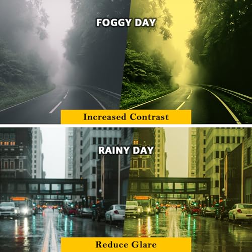 FIMILU 2 Pack Night Driving Vision Glasses for Women, Polarized Reduce Glare and Enhance Visual Abilities for Nighttime 225264