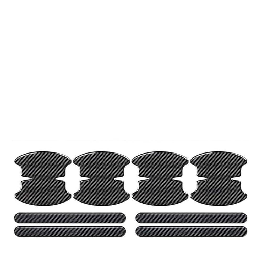 Protezione Maniglia Portiera per Renault Clio RS 1999-2025, Pellicola Protettiva Anti-Graffio, Set di 8 Nero