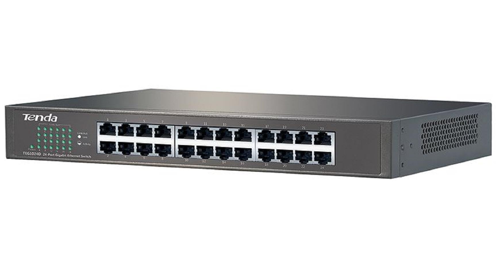 SWITCH 10/100/1000M 24PORTE RACK TEG1024D (ELCART cod. 429421600)