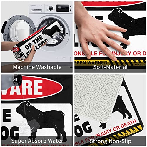 Tapis de porte extérieur citrouille paillasson bouledogue