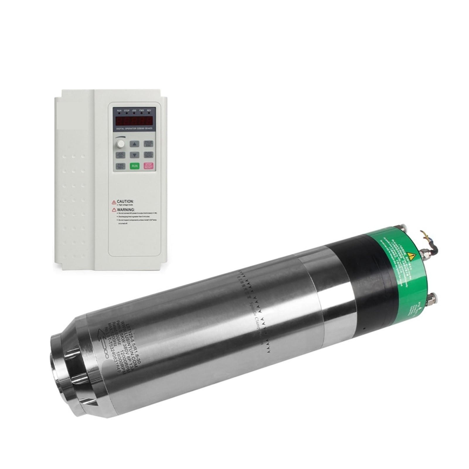 5.5kW 4-Pole 8 ATC Water Cooled BT30 Spindle 220V/380V for Metal CNC Router(7.5KW 380V kit,4 Pole 24000rpm)