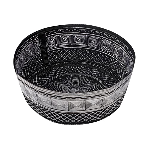 Image of Men Muslim Prayer Kufi Hat Prayer Headwear Cap Islamic Beanie Skull Cap Embroidery Kofia Topi Sun Hat