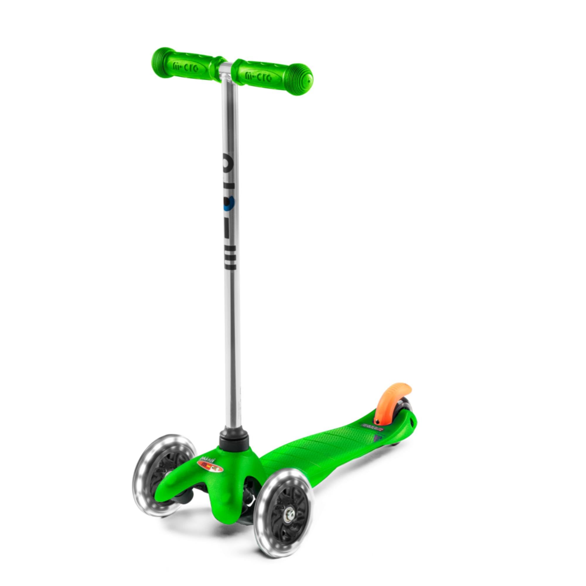 Micro® Mini Classic LED | Patinete Infantil 3 Ruedas | Ruedas con Luces sin Pilas | Rodamientos ABEC9 | Plataforma Reforzada | Manillar Desmontable | Niños y Niñas | 2-5 Años