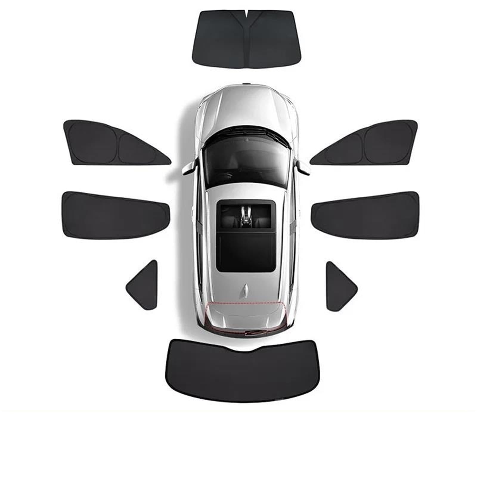 Para A4 Para B8 8K Para Avant Para Station Wagon 2008-2016 Visera Plegable Para Ventana Accesorios Para Coche Parasol Coche Magnético(All Windows)