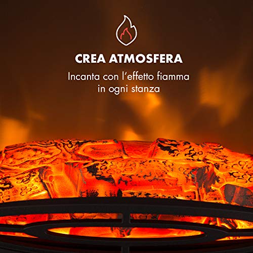 KLARSTEIN Meran Cheminée électrique à Effet de Flamme - Cheminée électrique, 950 ou 1850W, Thermostat, InstaFire sans fumée, Dimmable, Anti surchauffe, Noir KLARSTEIN Meran Cheminée électrique à Effet de Flamme - Cheminée électrique, 950 ou 1850W, Thermostat, InstaFire sans fumée, Dimmable, Anti surchauffe, Noir