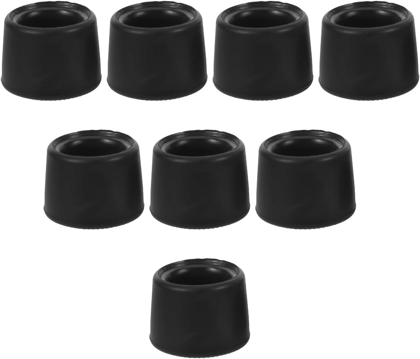 8pcs Round Rubber Easel Stand Feet Pads for Folding Easel