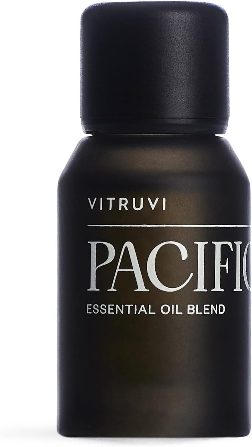 Vitruvi Pacific, Balanced Essential Oil Blend, 100% Pure Amyris, Bergamot, Eucalyptus, Lavender and Basil Oil (0.5 fl.oz)