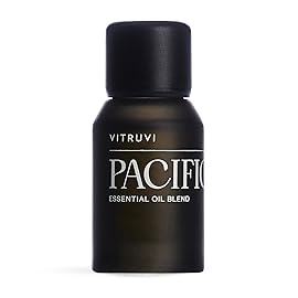 Vitruvi Pacific, Balance Essential Oil Blend, 100% Pure Amyris, Bergamot, Eucalyptus, Lavender and Basil Oil (0.5 fl.oz)