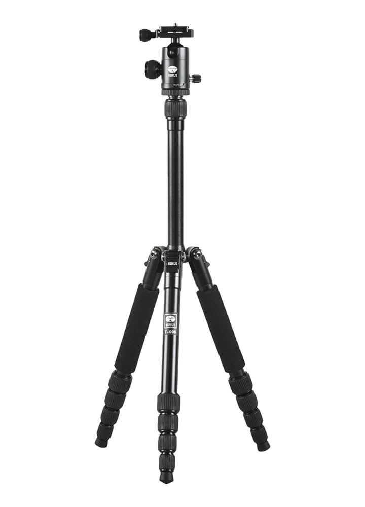 Amazon.com : Sirui T-005 5-Section Aluminum Tripod with C-10