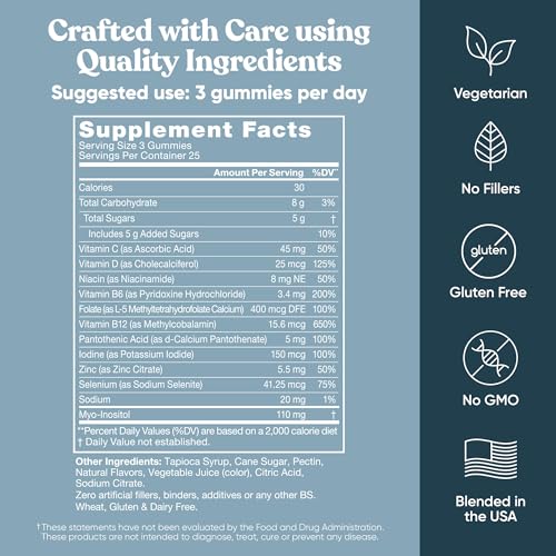 Eu Natural Conception For Her Fertility Gummies - Fertility Supplements For Women With Myo Inositol thumb #4
