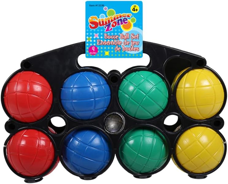 Canasia Toys Summer Zone Bocce Ball Set 9 Pieces Amazon.ca Sports