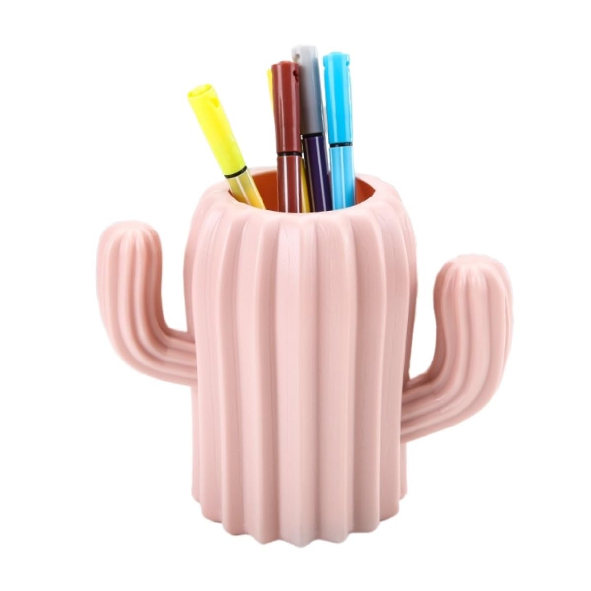 Stifteköcher Stifte Halter Stifthalter Steht Sukkulenten-Schreibtisch-Organizer For Büro-Briefpapier-Blumenvase Schreibtisch-Organizer(Pink)