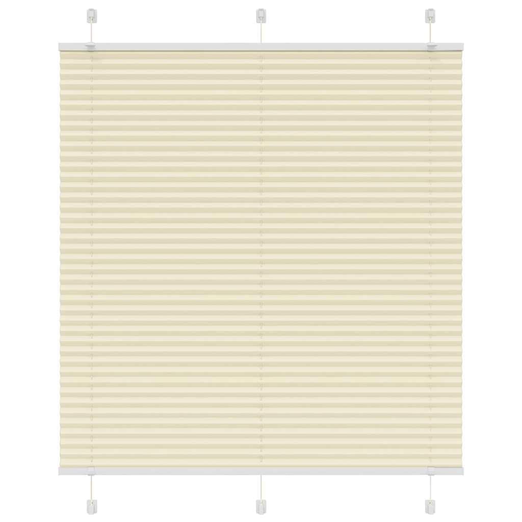 Tenda plissettata antracite, 40 x 100 cm, larghezza tessuto 39 cm, tenda plissettata in poliestere, per finestre con protezione solare e sguardi indiscreti, 4 larghezze pieghe, poliestere 40 x 100 cm