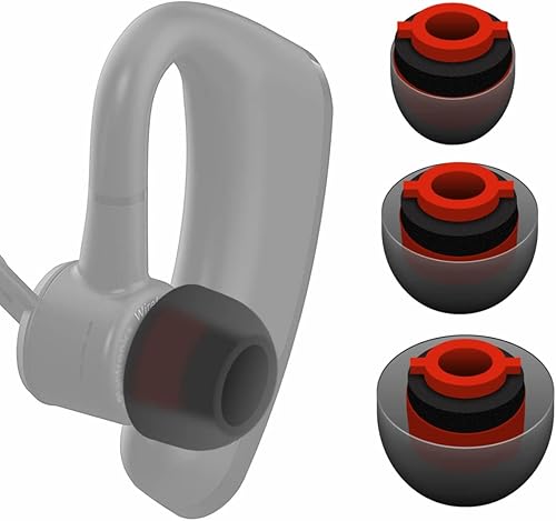 Miniatura 6 de 3 piezas de almohadillas de silicona para Voyager 5200  Voyager Legend, auriculares de goma de repuesto de tamaño mediano que reducen el ruido, alas