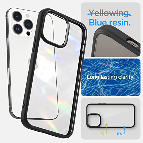 Spigen-Ultra-Hybrid-Back-Cover-Case-Compatible-with-iPhone-14-Pro-TPU-Poly-Carbonate-Matte-Black