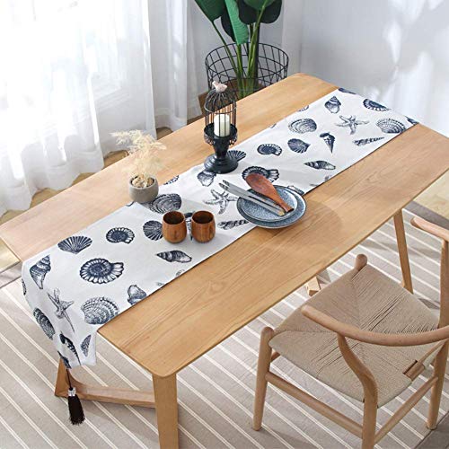 Nappe de table basse en lin artistique faite main MU pour salon élégant