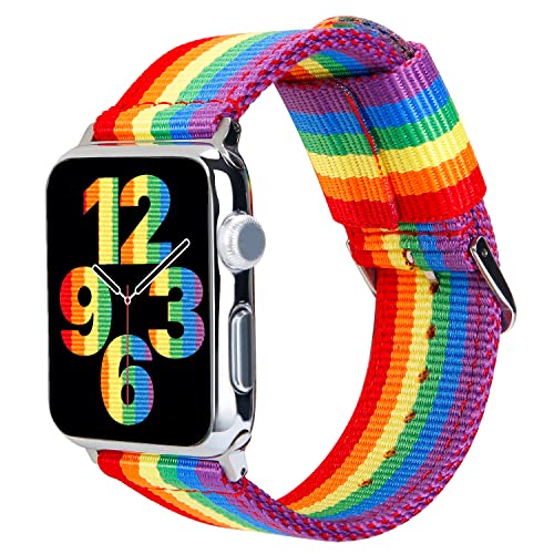 ESTUYOYA Correa Pride compatible con Apple Watch 49mm 46mm 45mm 44mm 42mm 41mm 40mm 38mm