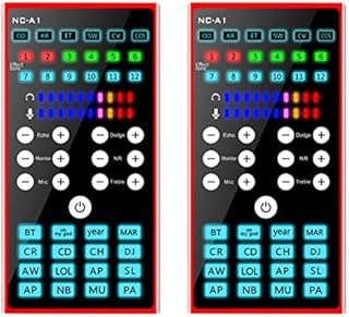 2pcs Board Multi- Effects Mixer Professional Led Card on and for Live Broadcast Singing Audio Phone Karaoke Cards Compact Entertainment Sound Useful Changer External Music