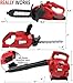 TeganPlay Power Garden Tools Set for Kids Battery Operated Toy Leaf Blower, Hedge Trimmer and Chainsaw Pretend Play for Boys Girls