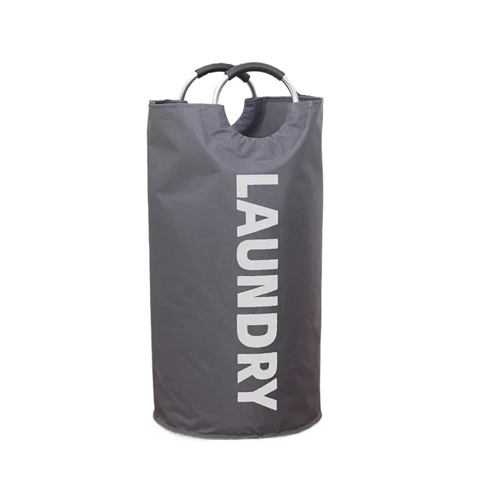 1pc Large Capacity Foldable Laundry Hamper, Collapsible Dirty Clothes Storage Basket(Grey)