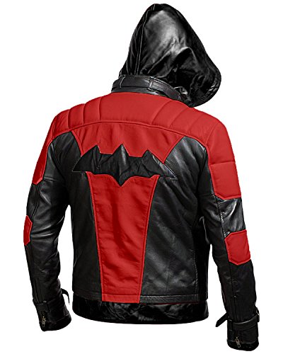 Replica Style Red Hood Men's Faux Leather Jacket2