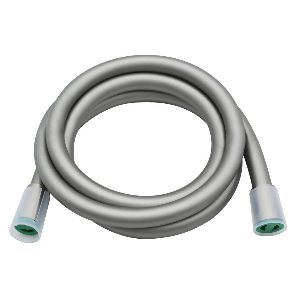 Manguera de ducha de silicona gris oscuro de 1,5m y 16x8mm