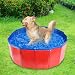 Faltbarer Hundepool,50x8 cm Hundeplanschbecken,Planschbecken für Haustiere für Kleine und Große Hunde, PVC Schwimmbecken, Faltbare Hundepool für Kleine Hunde 