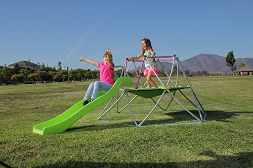 Kids Dome Climber Play Structures - Multiple Kids Jungle Gym Climbing Structure, Activity Center, Outdoor & Indoor Playground, Monkey Bars Climbing Tower - Age 3 - 10 Play Sets - 55 inches Mat