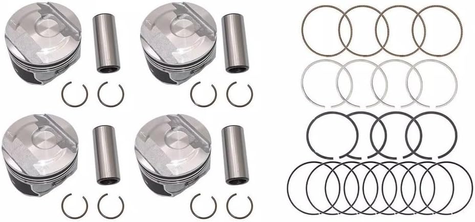 Engine Piston Ring With Ring Set STD 2.0 L Compatible With Buick Regal Cadillac GMC ATS XT5 LTG 2.0L l4 GAS 2001-2014 12652809