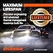 SYLVANIA 9012 LED Ultra - Fog Lights For Cars and Trucks - Headlight Bulbs for Off Road Powersports - 6000k Cool White LED Light - Maximum Lifespan - No Polarity - DIY Upgrade