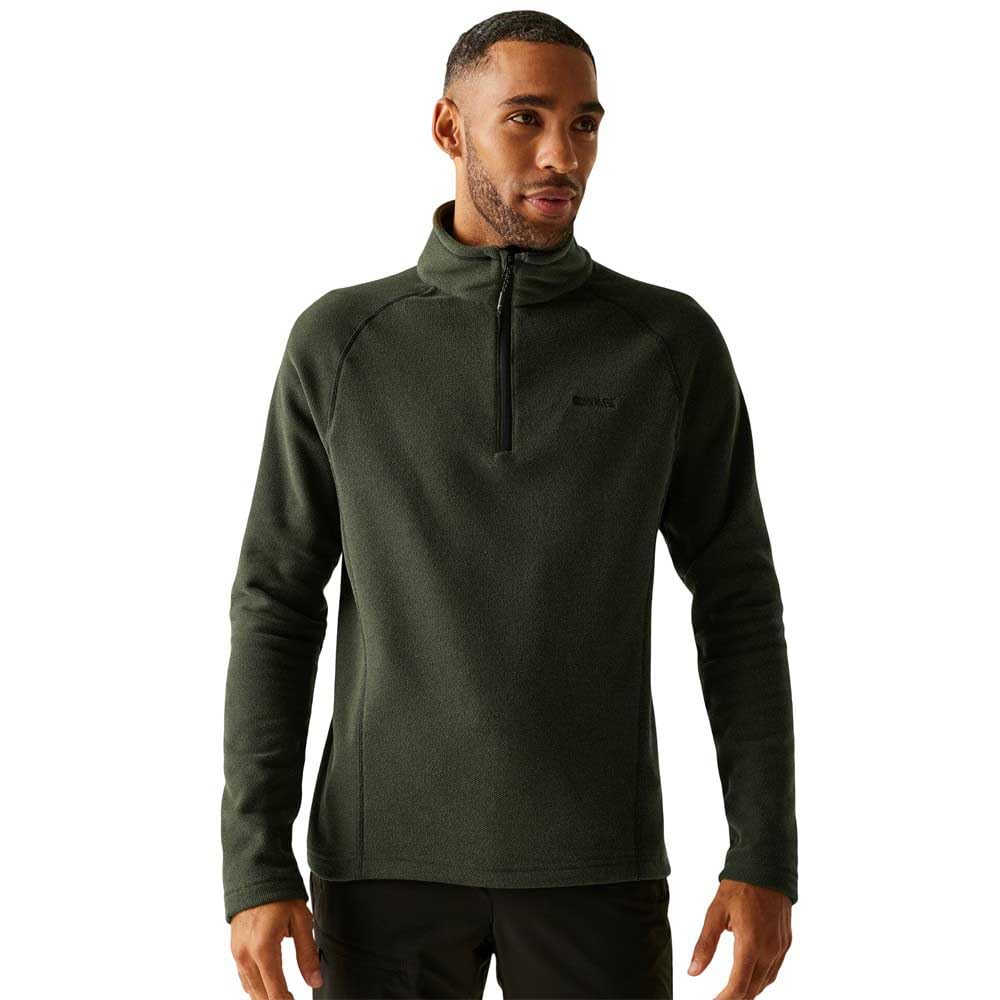 Regatta Mens Kenger Half Zip Honeycomb Fleece Warm Lightweight Winter Midlayer
