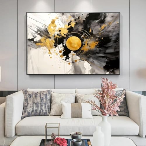 Toile abstraite de luxe XINBAO, une œuvre d'art vibrante pour votre intérieur