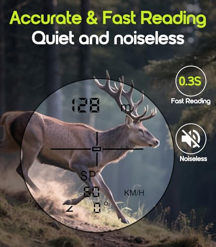 image for Flagfront Range Finder for Hunting, 1200 Yards Laser Rangefinder with 