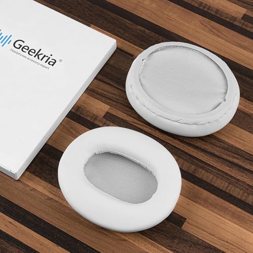 Cojines de repuesto Geekria para auriculares Sony WH-CH700N/ CH710N/ CH720N, almohadillas de reparación (Blanco) miniatura 4
