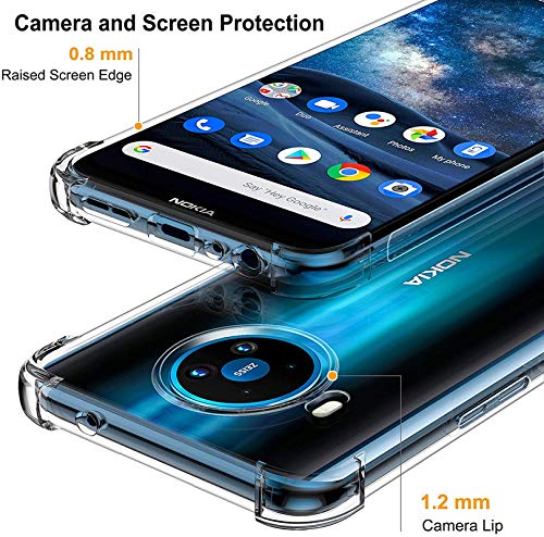 Per Nokia 8.3 5G Custodia Trasparente Silicone Sottile Anti-urto