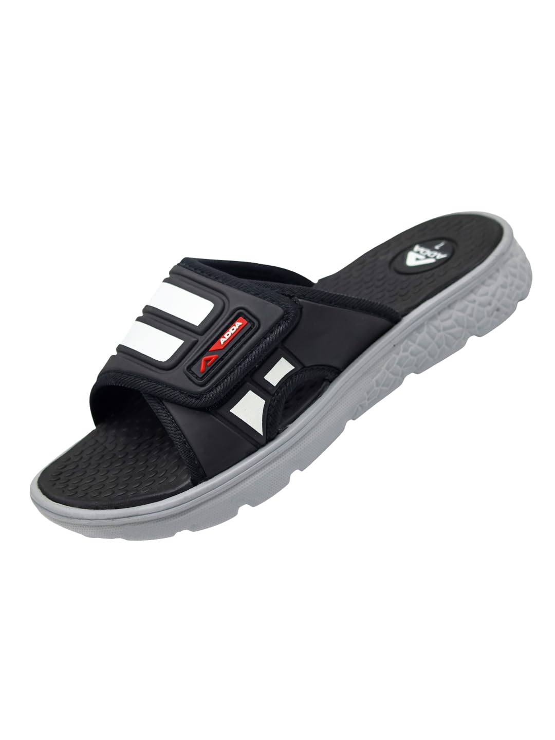 Adda Store Adda TM-WAVE-004 Black Ortho Slides for Men - Image 1