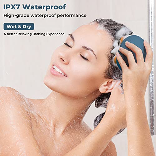 ANLAN Elektrisches Kopfmassagegerät, Kabellose Handmassagegerät mit 4 Ersatz-Massageköpfen, IPX7 Wasserdichtes Tragbar Massagegerät Für Schultern, Nacken, Rücken - Image 3