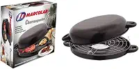 Churrasqueira 30cm Antiaderente Grill Marcolar Preta