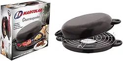 Churrasqueira 30cm Antiaderente Grill Marcolar Preta
