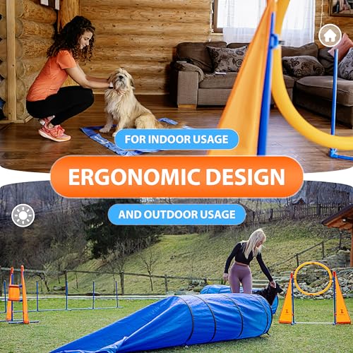 SparklyPets-Premium-Dog-Agility-Training-Equipment-Build-Unique-Dog-Agility-Course-with-New-Jump-Over-Under-Element-a-Perfect-Obstacle-Course-Backyard-Set-for-Indoors-Outdoors SparklyPets Premium Dog Agility Training Equipment Build Unique Dog Agility Course with New Jump Over Under Element a Perfect Obstacle Course Backyard Set for Indoors Outdoors