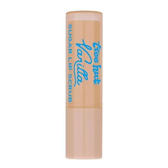 Tree Hut Vanilla Lip Scrub Stick, Gentle & Nourishing Lip Exfoliator with Shea Butter, Hydrating Sugar Scrub for Smooth, Soft Lips, 12 oz