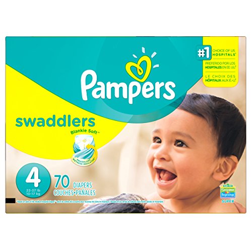 Image of Pampers Swaddlers Diapers Size 4, 70 Count