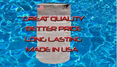 Replacement suprefine Debris Bag Pool Vacuum Bag for Bottom Feeder, Riptide, Hammerhead, Power Vac